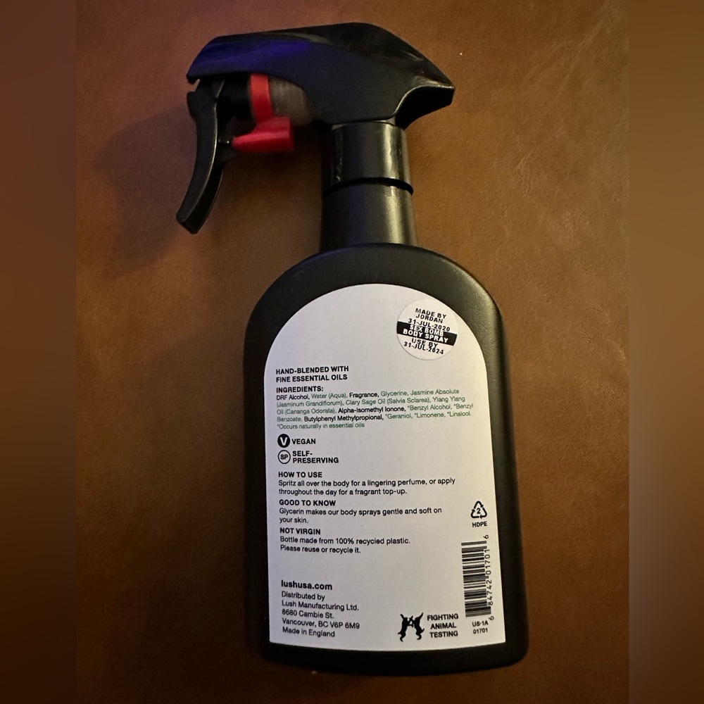 LUSH, Sex Bomb Body Spray - Picture 2 of 4